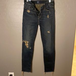 Mother ripped jeans